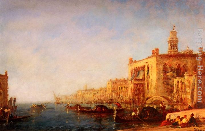 Venise, Le Grand Canal painting - Felix Ziem Venise, Le Grand Canal art painting